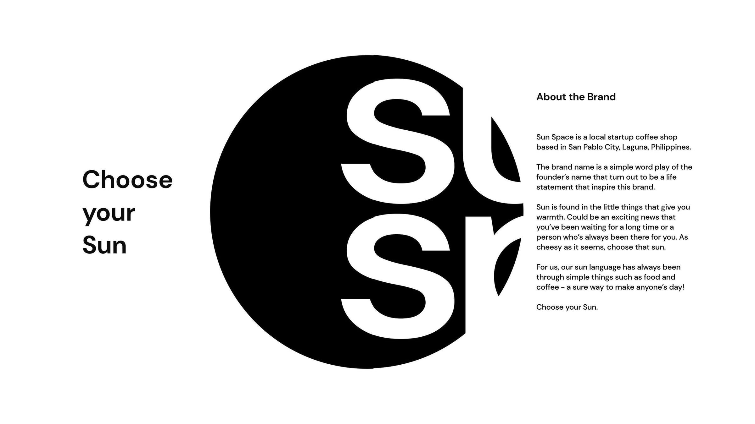 Choose your Sun brand story slide