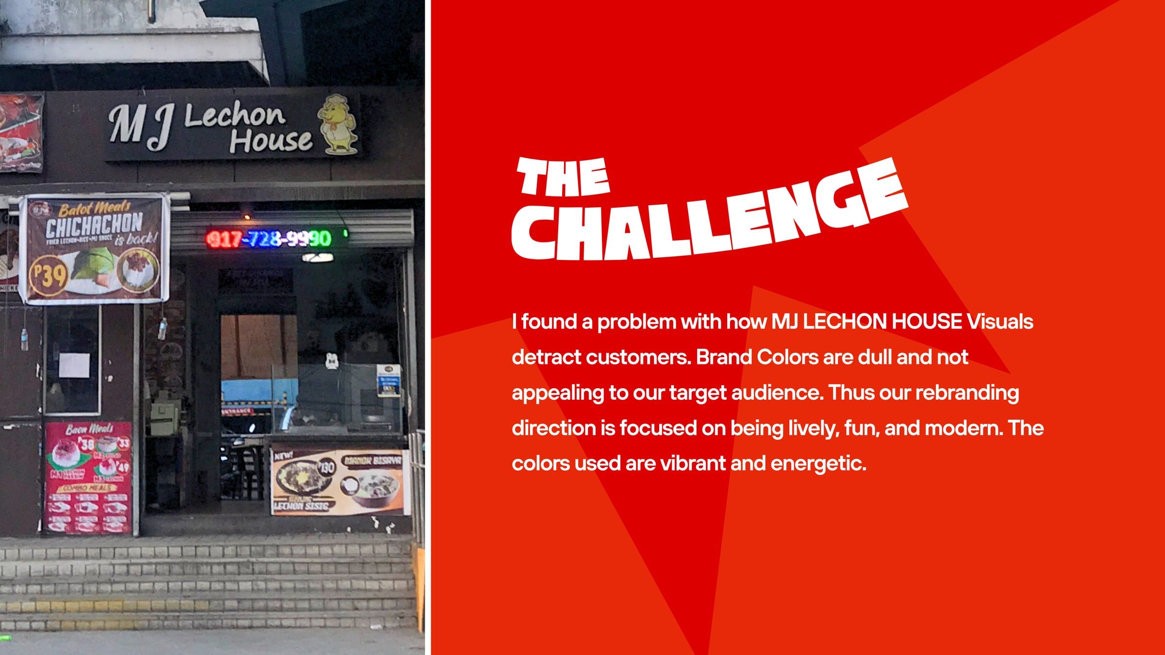 The old storefront next to the challenge