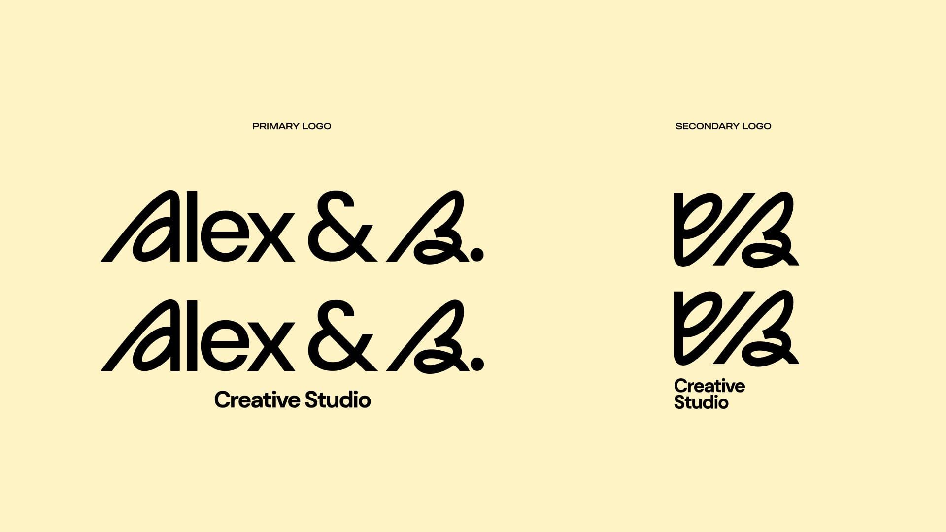 Primary and secondary logos