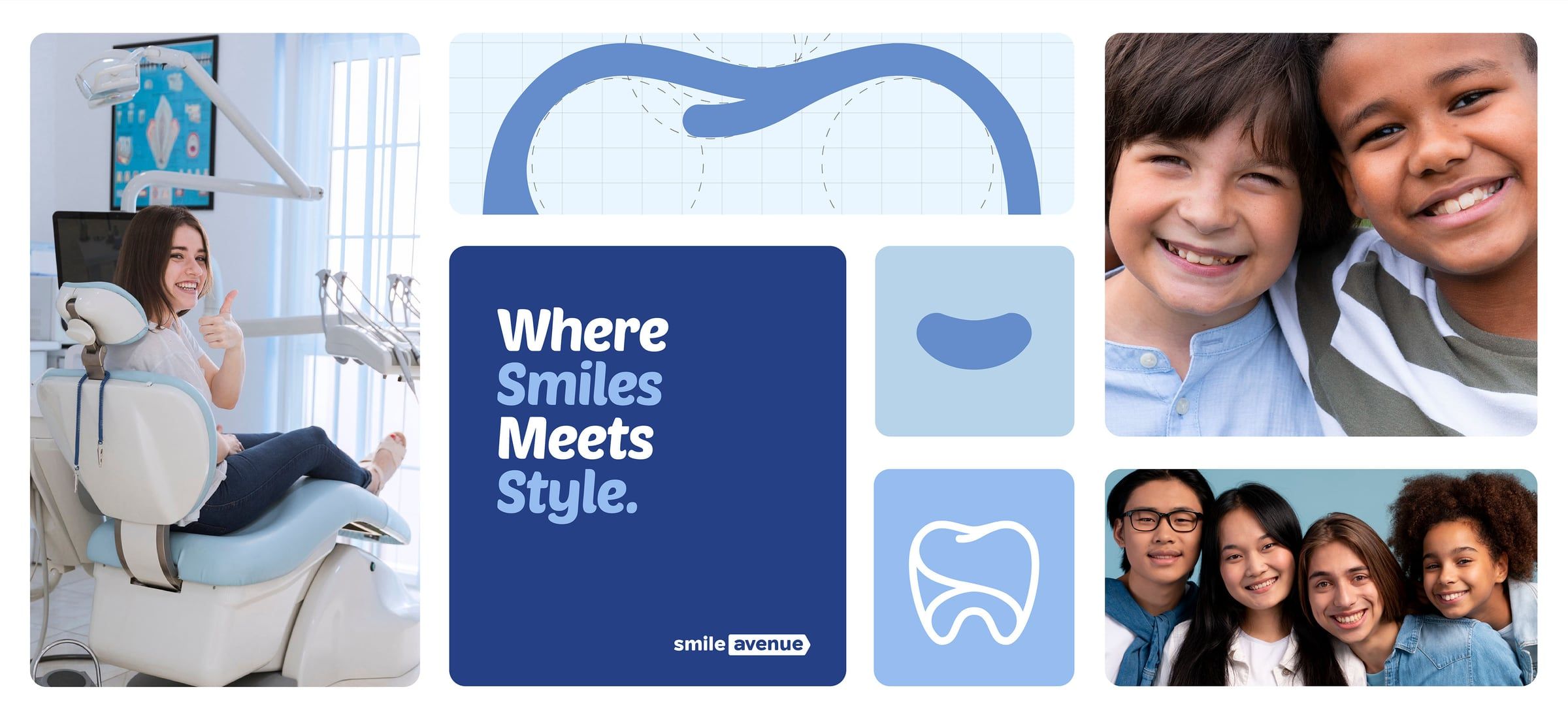 Brand moodboard: Where Smiles Meet Style