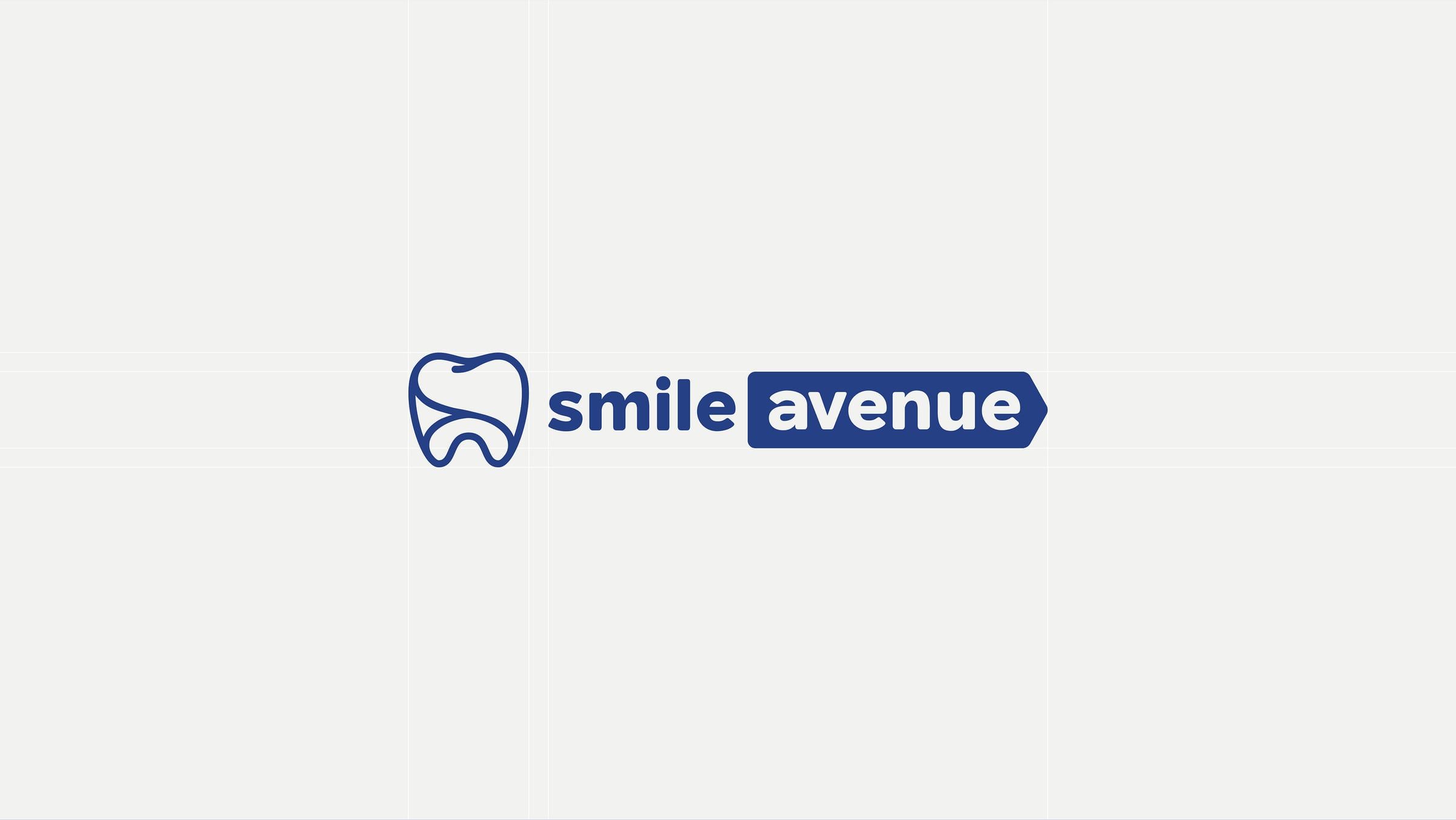 Smile Avenue logo on light grey