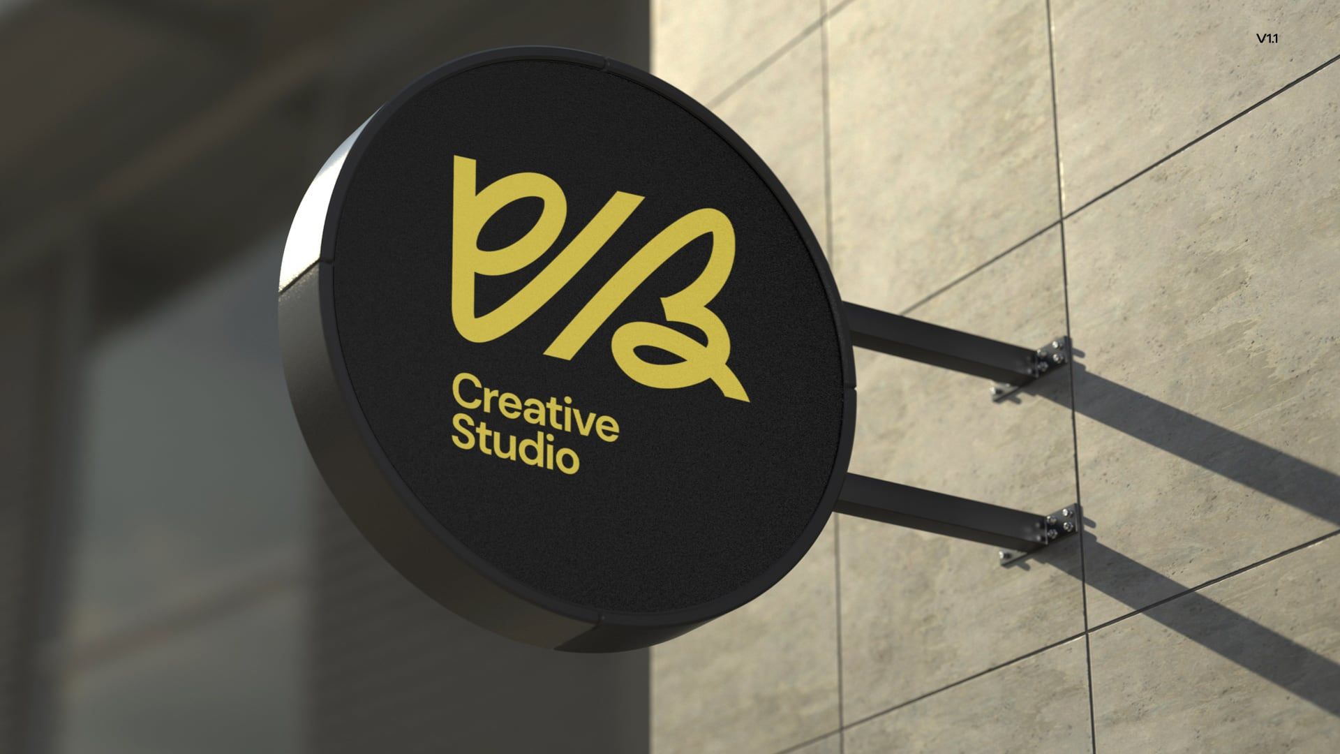Round blade sign