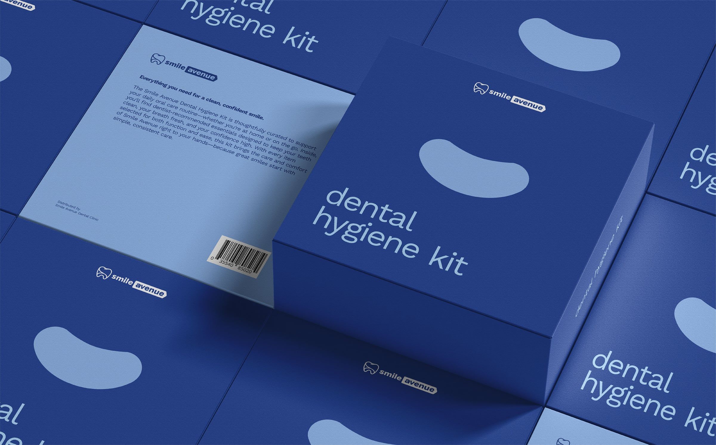 Dental hygiene kit boxes